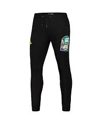Freeze Max Men's Black Rick and Morty Fleece Jogger Pants