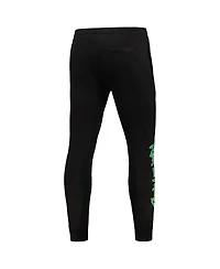 Freeze Max Men's Black Rick and Morty Fleece Jogger Pants