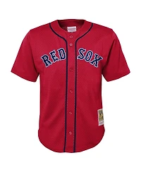 Mitchell & Ness Toddler David Ortiz Red Boston Red Sox Cooperstown Collection Mesh Batting Practice Jersey