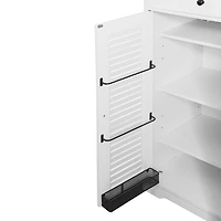 Streamdale Modern White Shoe Rack Organizer