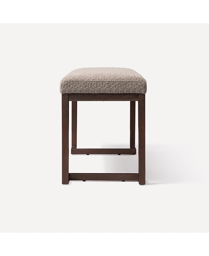 Streamdale Furniture Pelican Bench - Tungsten Gray