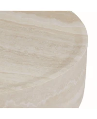 Simplie Fun Faux Mars Pattern Coffee Table - No Assembly Required