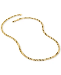 Lightweight Miami Cuban Link 24" Chain Necklace (6mm) in 10k Gold