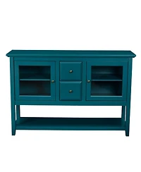 Modern 52" Sideboard with Adjustable Shelves & 2 Doors