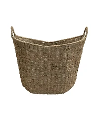Household Essentials Natural Seagrass Basket with Handles
