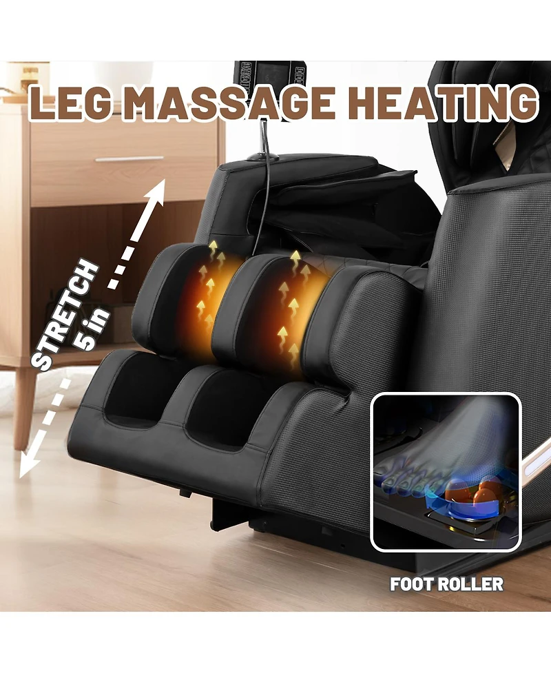 Streamdale Massage Chair Recliner With Zero Gravity With Full Body Air Pressure