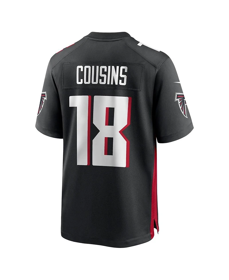 Nike Big Boys and Girls Kirk Cousins Black Atlanta Falcons Game Player Jersey