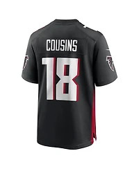 Nike Big Boys and Girls Kirk Cousins Black Atlanta Falcons Game Player Jersey