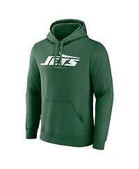 Fanatics Men's Green New York Jets Team Lockup Pullover Hoodie