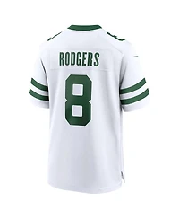 Nike Men's Aaron Rodgers Legacy White New York Jets Game Jersey