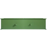 Streamdale Furniture Stylish 71-Inch Tv Stand with Antique Green Glass Door
