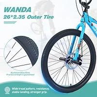 Streamdale Freestyle Kids Bike, 26in, Double Disc Brakes