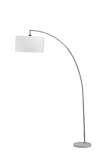 Streamdale 78" Silver Arch Floor Lamp With Kd Shade with Double Box (1 Piece)