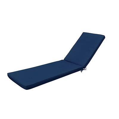 Simplie Fun Outdoor Lounge Chair Cushion Replacement Patio Funiture Seat Cushion Chaise Lounge Cushion-Navy Blue