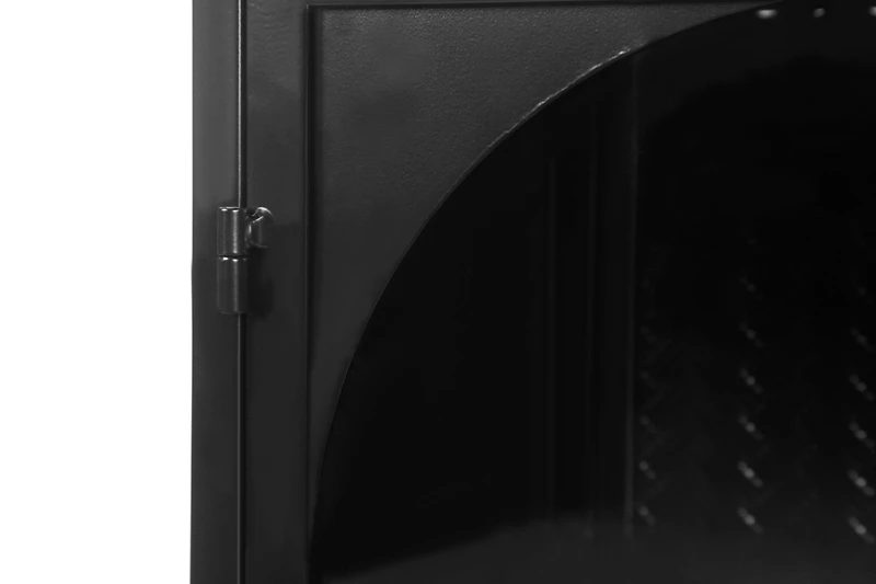 27.56" Glass Doors Modern Two-Door Wall Cabinet