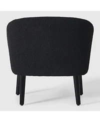 29" Wide Mid Century Modern Club Barrel Accent Armchair