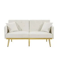 Simplie Fun Velvet Sofa Bed