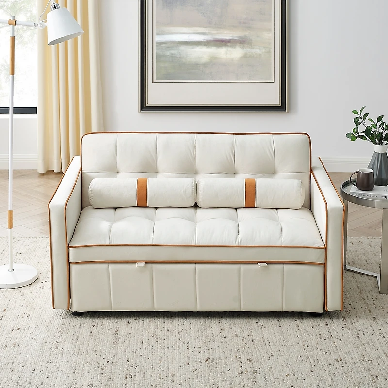 Streamdale 55" Pull-Out Sofa Bed with Side Pockets