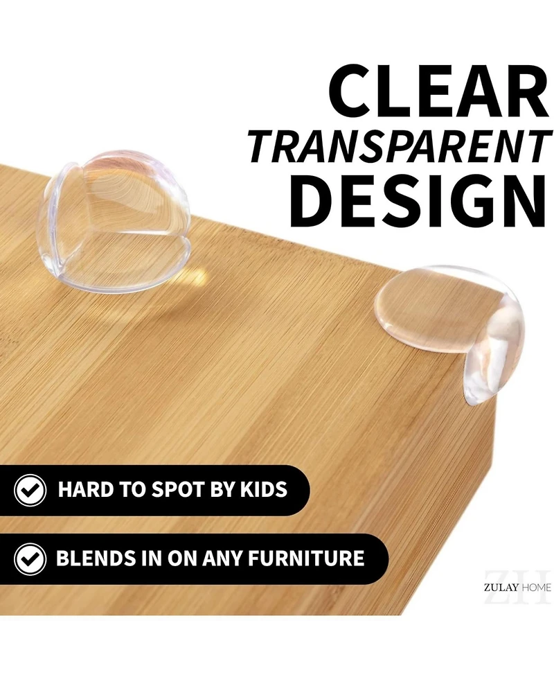 12 Pack Corner Protector Baby Proof Corners and Edges - Round Table Corner Protectors for Baby