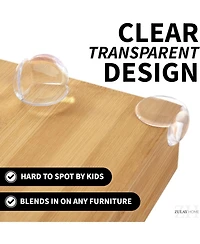 12 Pack Corner Protector Baby Proof Corners and Edges - Round Table Corner Protectors for Baby
