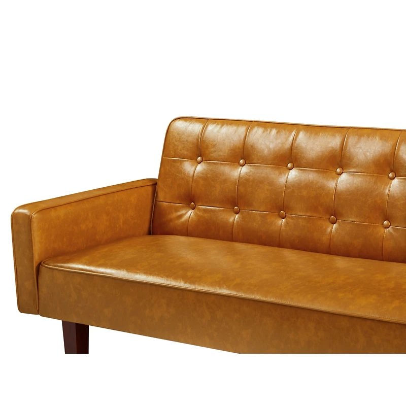 Streamdale Sofa Sofa Bed Brown Pu