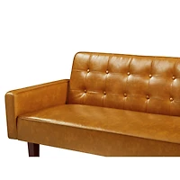 Streamdale Sofa Sofa Bed Brown Pu