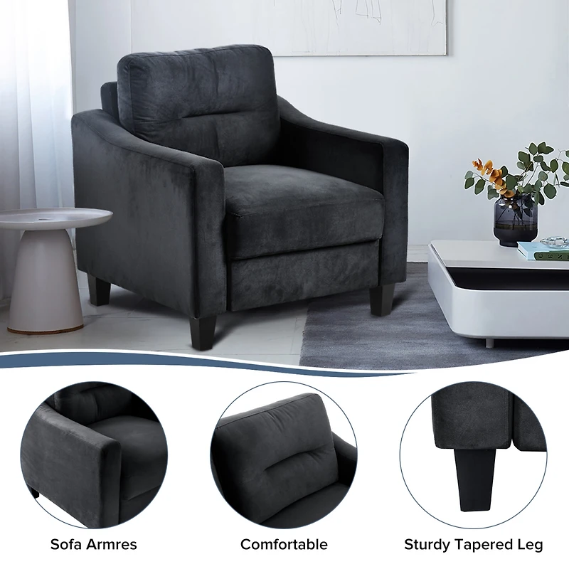 Streamdale Furniture Couch Comfortable Sectional Couches And Sofas For Living Room Bedroom Office Small Space