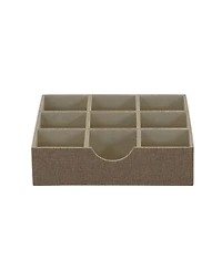 Household Essentials Drawer Organizer Tray, 9 Square Compartment