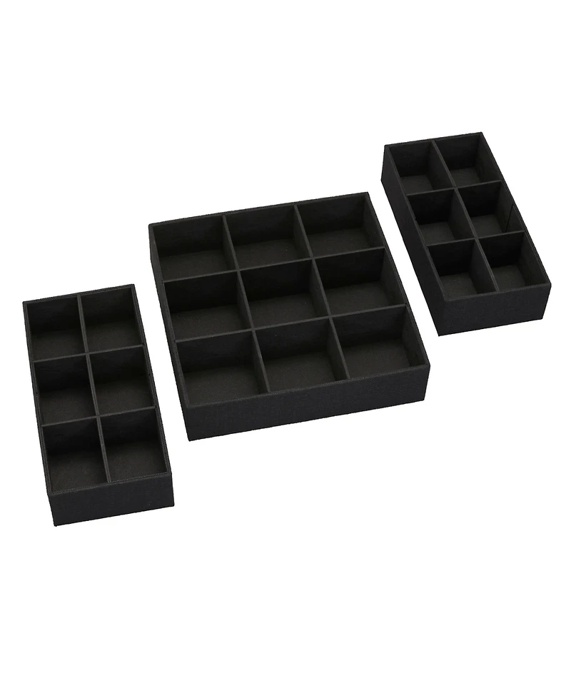 Household Essentials 3 Piece Drawer Organizers Starter Set