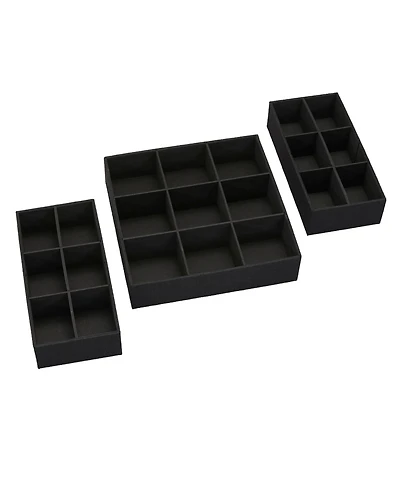 Household Essentials 3 Piece Drawer Organizers Starter Set