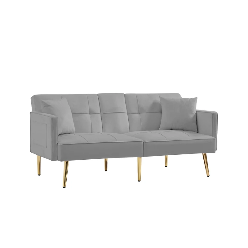 Streamdale Furniture Velvet Sofa Bed
