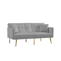 Streamdale Furniture Velvet Sofa Bed