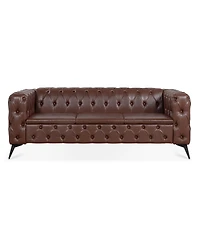 Streamdale Furniture 84.06" Width Traditional Square Arm Removable Cushion 3 Seater Sofa