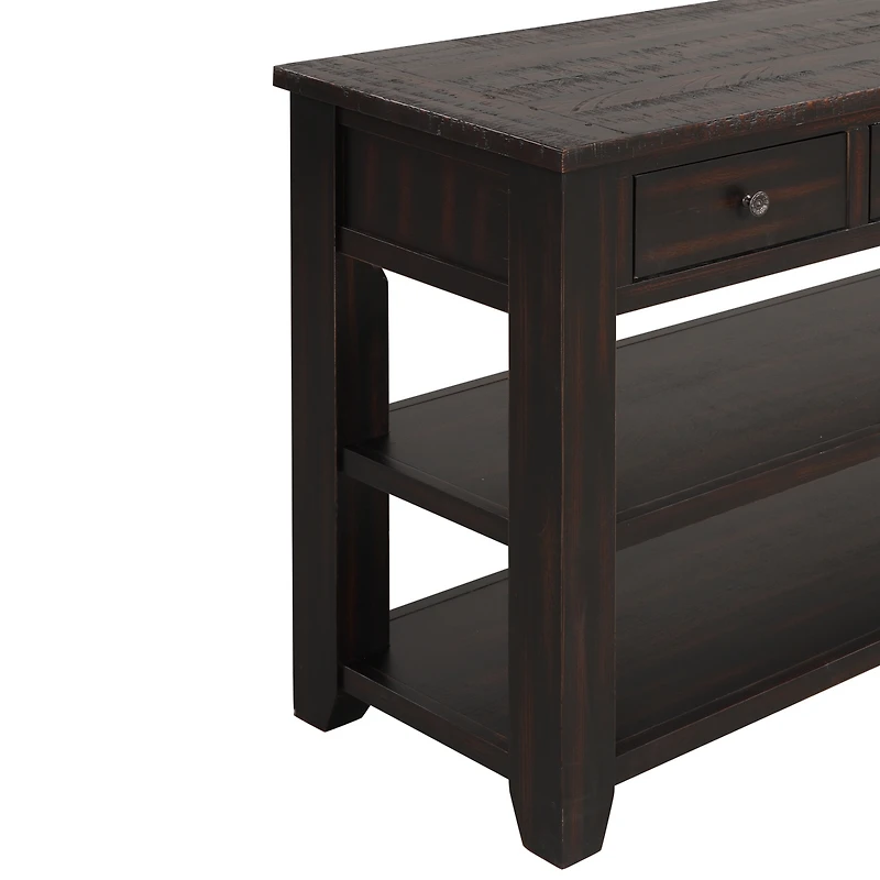 Streamdale 48" Solid Wood Console Table with 3 Drawers