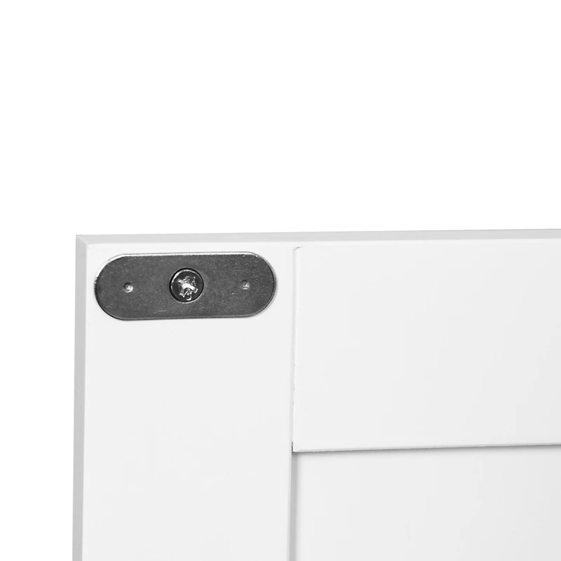 Streamdale Furniture Bathroom Floor Storage Cabinet With Double Door Adjustable Shelf