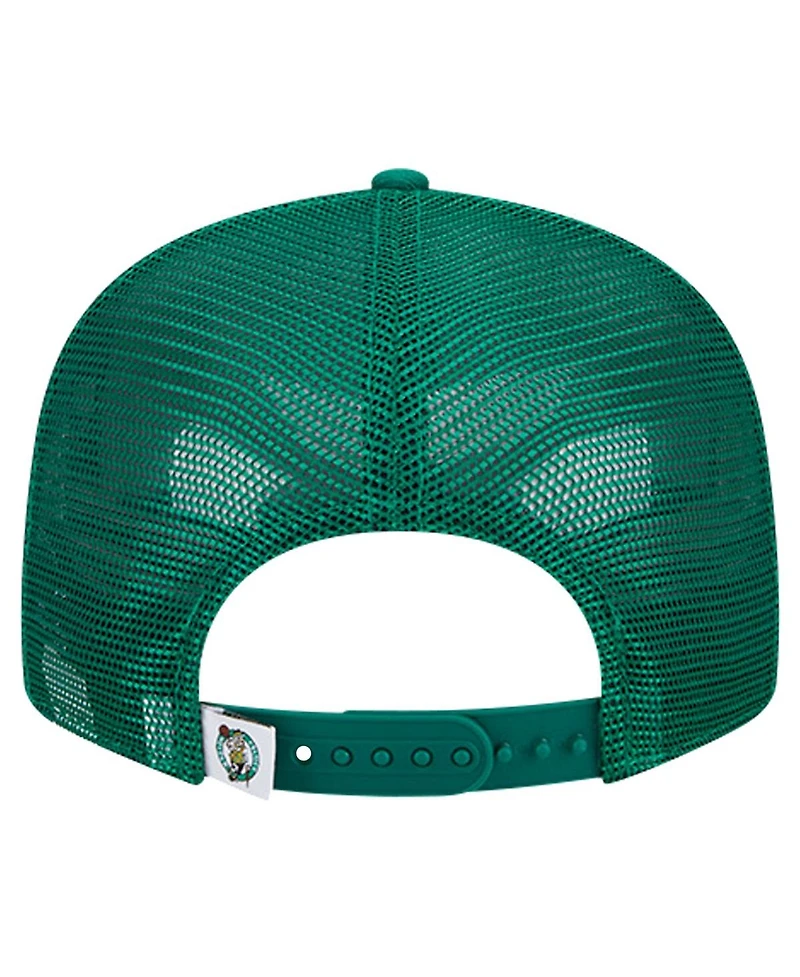 New Era Men's Kelly Green Boston Celtics Evergreen Meshback 9FIFTY Snapback Hat