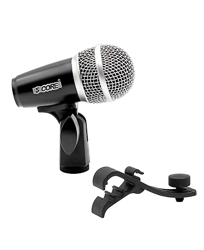 5 Core Snare Drum Microphone Uni Directional Pickup Pattern Wired Instrumental Dynamic Microfono - Snare Mic Blk