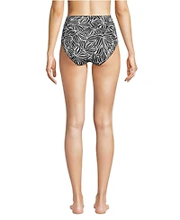 Lands' End Women's Chlorine Resistant Pinchless High Waisted Bikini Bottoms