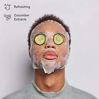 Pursonic Skin Revive Bundle: Cucumber Masks, Cleansing Brush, Vitamin C Serum