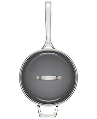 Le Creuset Essential Nonstick Ceramic 4.25-Qt. Saute Pan with Glass Lid