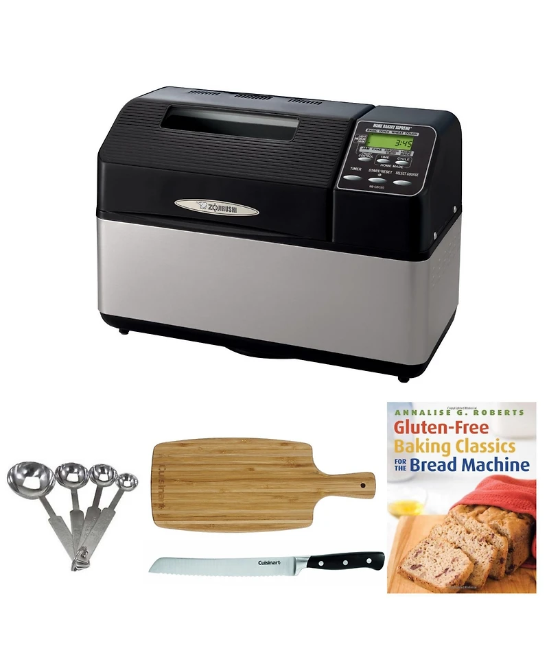 Zojirushi Bb-CEC20 Home Bakery Supreme Breadmaker & Gluten-Free Accessory Bundle