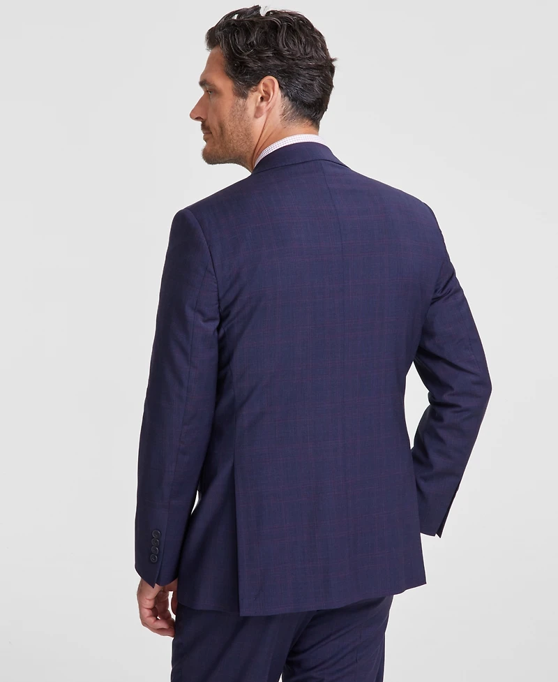 B by Brooks Brothers Men's Classic-Fit Wool Blend Suit Separates Jacket