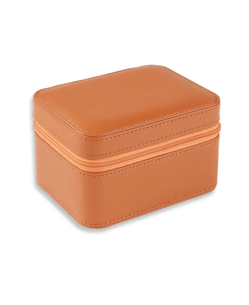 Bey-Berk Genuine Leather Two Watch Storage Case