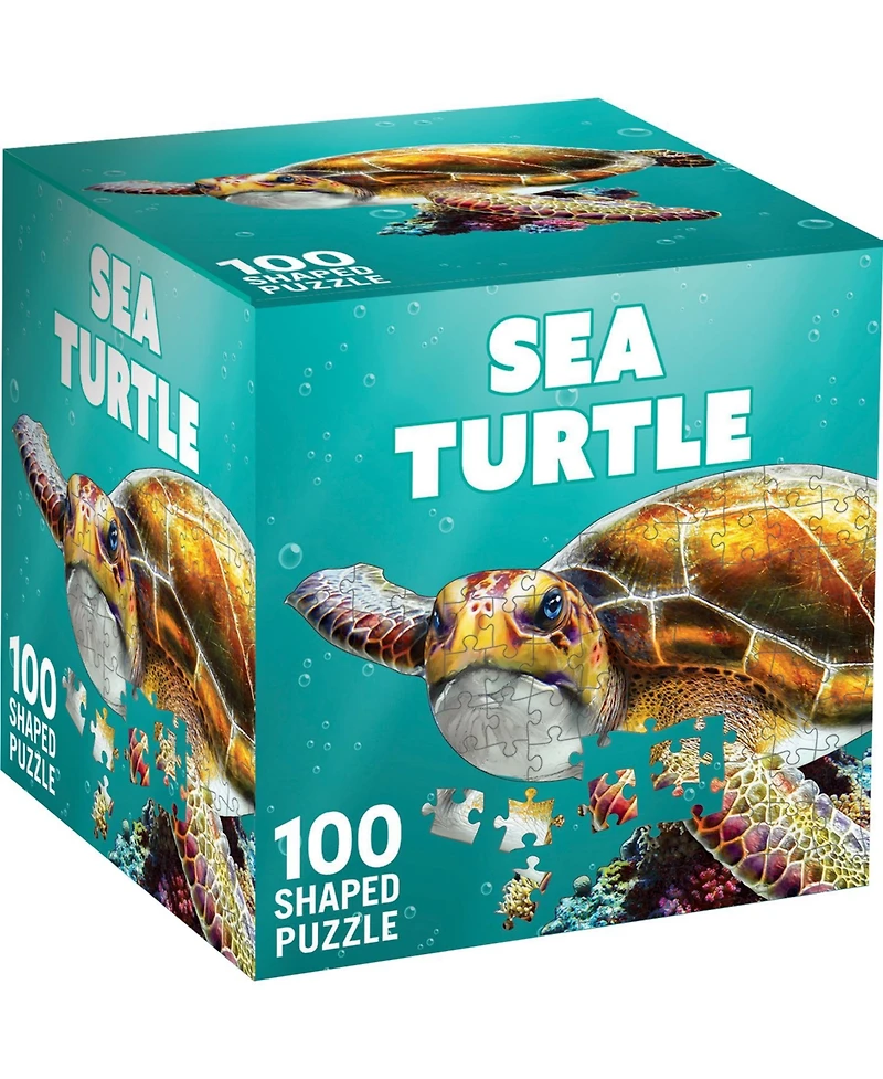 Sea Turtle 100 Piece Shaped Jigsaw Puzzle