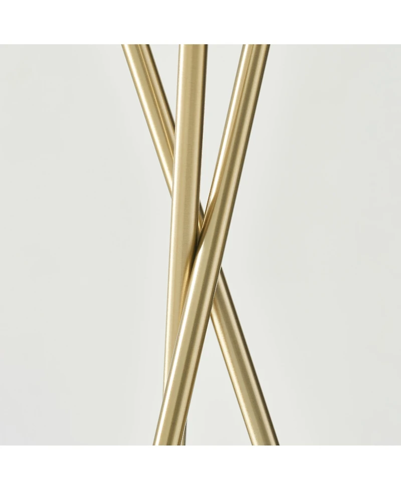Jaxon 60" Led Contempoary Tripod Floor Lamp with Drum Shade