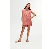 Nocturne Women's High Waist Bermuda Shorts