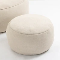 Streamdale Compressed Foam Bean Bag Chair with Footrest