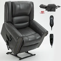 Streamdale Furniture Dual Motor Power Lift Recliner Chair with Heat Massage