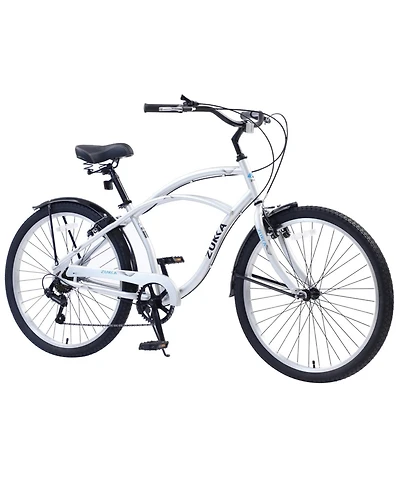 Men'S Beach Cruiser Bike, 7 Speed Bicycles, 26"Inch Multiple Colors