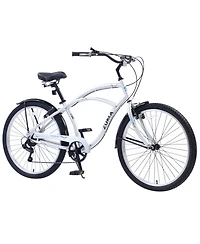Men'S Beach Cruiser Bike, 7 Speed Bicycles, 26"Inch Multiple Colors